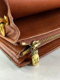 LOUIS VUITTON Monogram Sarah Wallet (with crossbody chain)