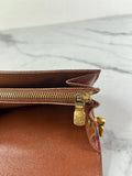LOUIS VUITTON Monogram Sarah Wallet (with crossbody chain)