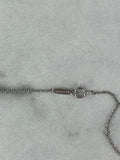 Tiffany Hearts Platinum Diamond Mini Pendant Necklace