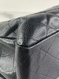 CHANEL Black Caviar Classic Jumbo Double Flap Bag