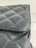CHANEL Black Caviar Classic Jumbo Double Flap Bag