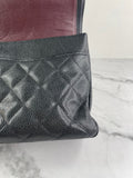CHANEL Black Caviar Classic Jumbo Double Flap Bag