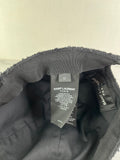 Saint Laurent Unisex SL Black Bouclé Tweed Wool Baseball Cap