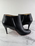 Christian Louboutin Black Leather Belle Ankle Boots Size 41