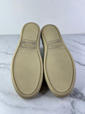 SAINT LAURENT Women’s SL/39 Court Classic Leather Suede Blanc Optique / Paris Roof Mid Top Sneakers Size 39
