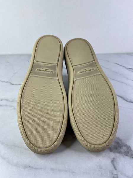 SAINT LAURENT Women’s SL/39 Court Classic Leather Suede Blanc Optique / Paris Roof Mid Top Sneakers Size 39