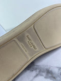 SAINT LAURENT Women’s SL/39 Court Classic Leather Suede Blanc Optique / Paris Roof Mid Top Sneakers Size 39