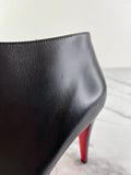 Christian Louboutin Black Leather Belle Ankle Boots Size 41
