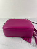 GUCCI Fuchsia Leather Soho Disco Camera Crossbody/Shoulder Bag