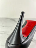 Christian Louboutin Black Leather Belle Ankle Boots Size 41