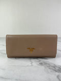 PRADA Cammeo Large Saffiano Leather Wallet