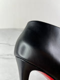 Christian Louboutin Black Leather Belle Ankle Boots Size 41