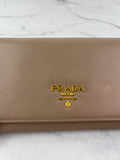 PRADA Cammeo Large Saffiano Leather Wallet
