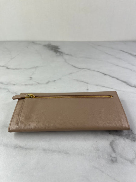 PRADA Cammeo Large Saffiano Leather Wallet