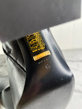 GUCCI Black Leather Horsebit ankle boots Size 40