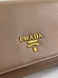 PRADA Cammeo Large Saffiano Leather Wallet