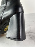 GUCCI Black Leather Horsebit ankle boots Size 40
