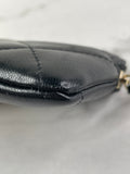 CHANEL Black Lambskin Quilted 19 Zip Card Holder Wallet