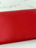 Balenciaga Red Classic Money Continental Wallet