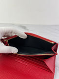 Balenciaga Red Classic Money Continental Wallet