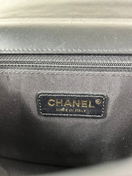 CHANEL Black Quilted Large Boy Crossbody/Shoulder Bag