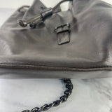 Prada Dark Brown Leather Backpack