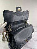 CHANEL Black Caviar Classic Jumbo Double Flap Bag