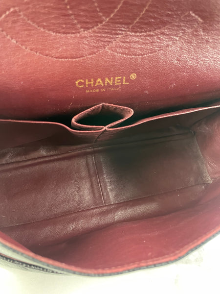 CHANEL Black Caviar Classic Jumbo Double Flap Bag