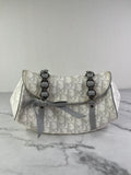 Christian Dior Grey Monogram Romantique Trotter Bag