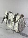 Christian Dior Grey Monogram Romantique Trotter Bag