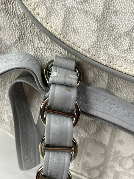 Christian Dior Grey Monogram Romantique Trotter Bag