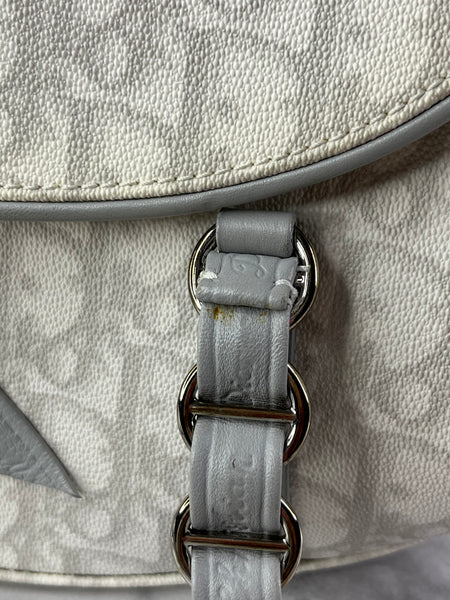 Christian Dior Grey Monogram Romantique Trotter Bag
