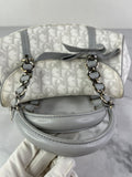 Christian Dior Grey Monogram Romantique Trotter Bag