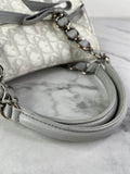 Christian Dior Grey Monogram Romantique Trotter Bag