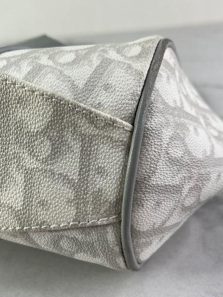 Christian Dior Grey Monogram Romantique Trotter Bag