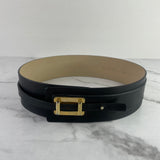 BOSS by Hugo Boss Black Leather Waist Belt Size Small