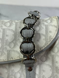 Christian Dior Grey Monogram Romantique Trotter Bag