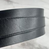 BOSS by Hugo Boss Black Leather Waist Belt Size Small
