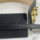 BOSS by Hugo Boss Black Leather Waist Belt Size Small