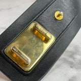 BOSS by Hugo Boss Black Leather Waist Belt Size Small