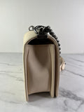 CHANEL Matte Beige Clair Caviar Chevron Large Boy Crossbody/Shoulder Bag
