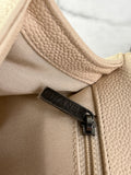 CHANEL Matte Beige Clair Caviar Chevron Large Boy Crossbody/Shoulder Bag