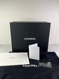 CHANEL Matte Beige Clair Caviar Chevron Large Boy Crossbody/Shoulder Bag
