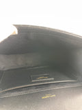SAINT LAURENT Black ENVELOPE MEDIUM BAG IN MIX MATELASSÉ GRAIN DE POUDRE EMBOSSED LEATHER Crossbody/Shoulder Bag