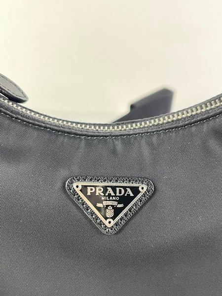 PRADA Black Re-Edition 2005 Nylon crossbody/shoulder bag