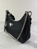 PRADA Black Re-Edition 2005 Nylon crossbody/shoulder bag