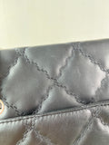 CHANEL Black Quilted Hampton Shopping Tote Shoulder Bag