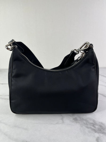 PRADA Black Re-Edition 2005 Nylon crossbody/shoulder bag