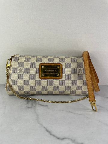 LOUIS VUITTON Damier Azur Eva Crossbody/Shoulder Bag