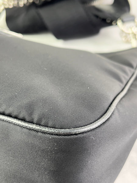 PRADA Black Re-Edition 2005 Nylon crossbody/shoulder bag